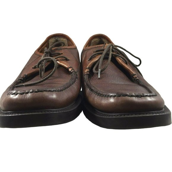 Cabelas Classic Leather Oxford Shoes Mens 9.5 M Loafers FPC-5892 Austin Casual main image 6